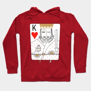 King heart red love Hoodie